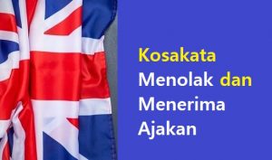 Kosakata Menolak dan Menerima Ajakan