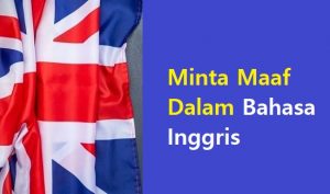 Minta Maaf Dalam Bahasa Inggris