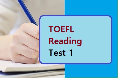 TOEFL Reading Test 1